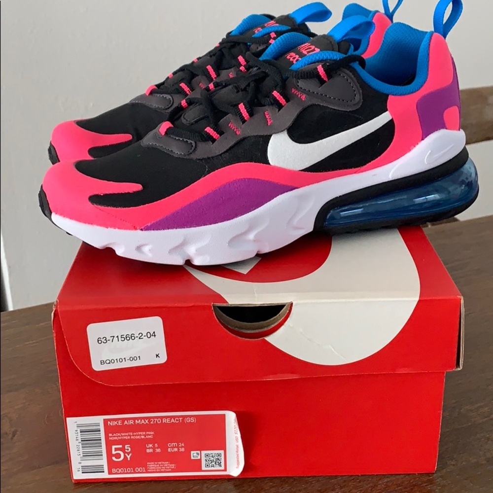 Nike Air Max 270 React GS Kids 5.5